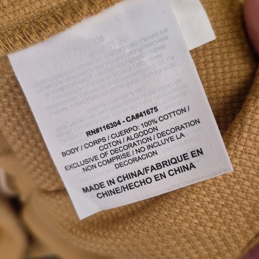 CONVERSE x Golf Le Fleur Anorak Tan Cotton Mens Small‎ Hoodie Pullover Jacket